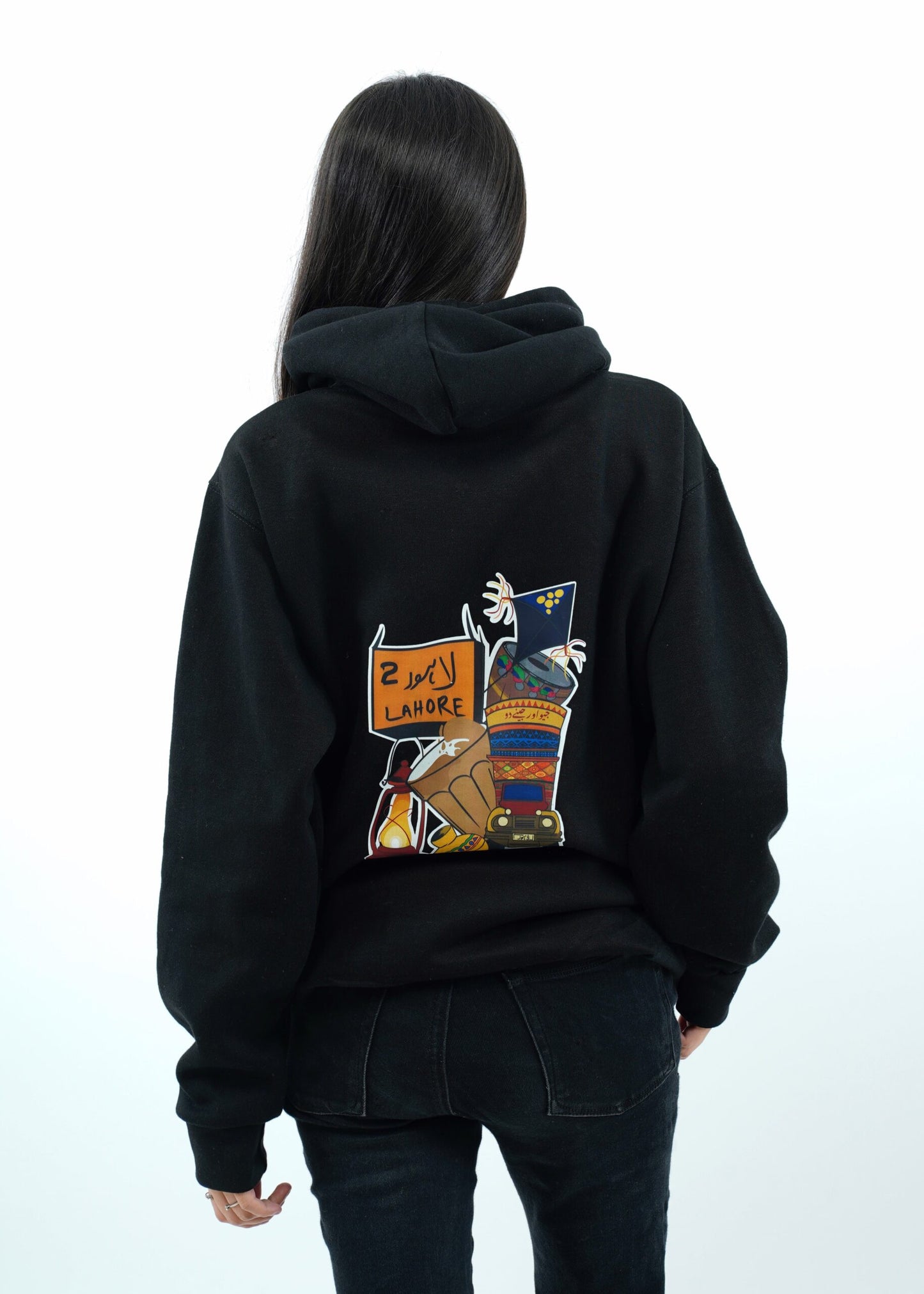 lahore black hoodie
