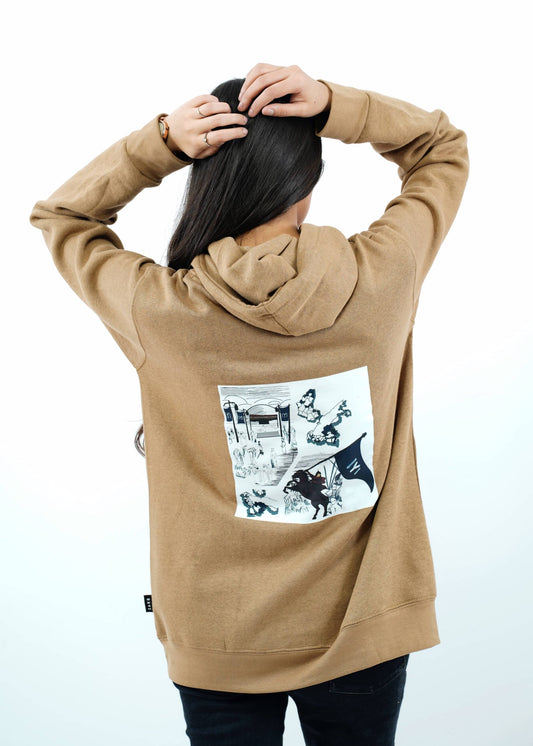 Kapuzenpullover mit osmanischem Motiv