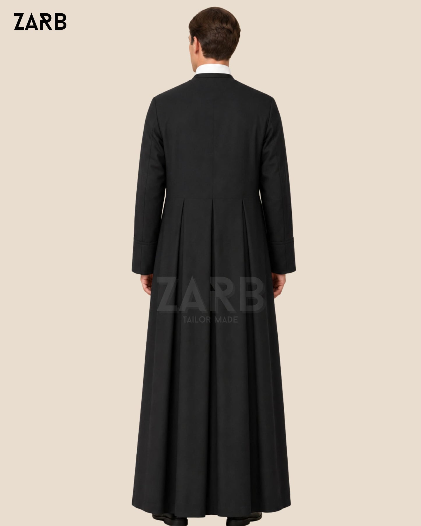 Black Oratorian Habit with 3 back pleats