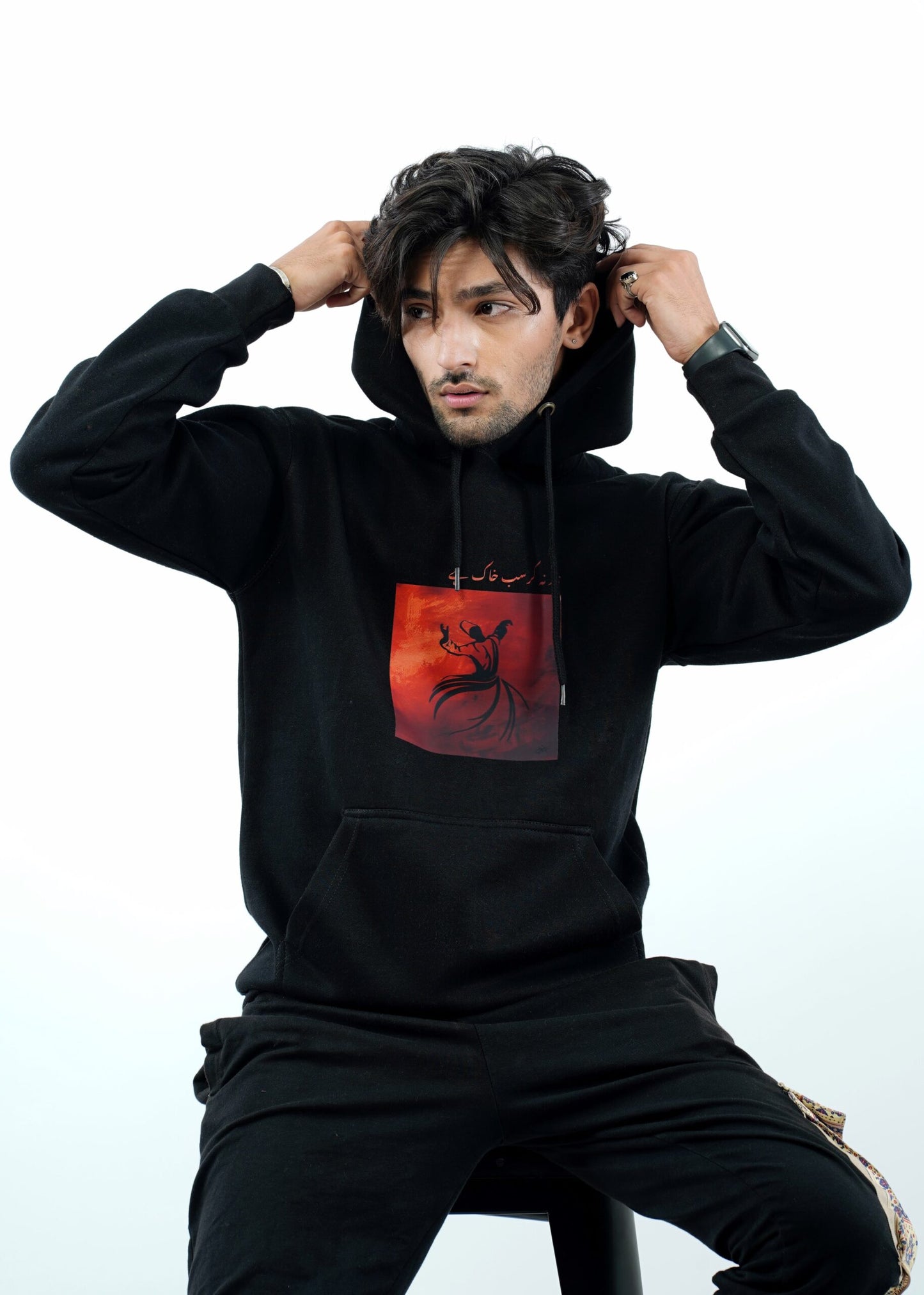 Black hoodie for mens in pakistan