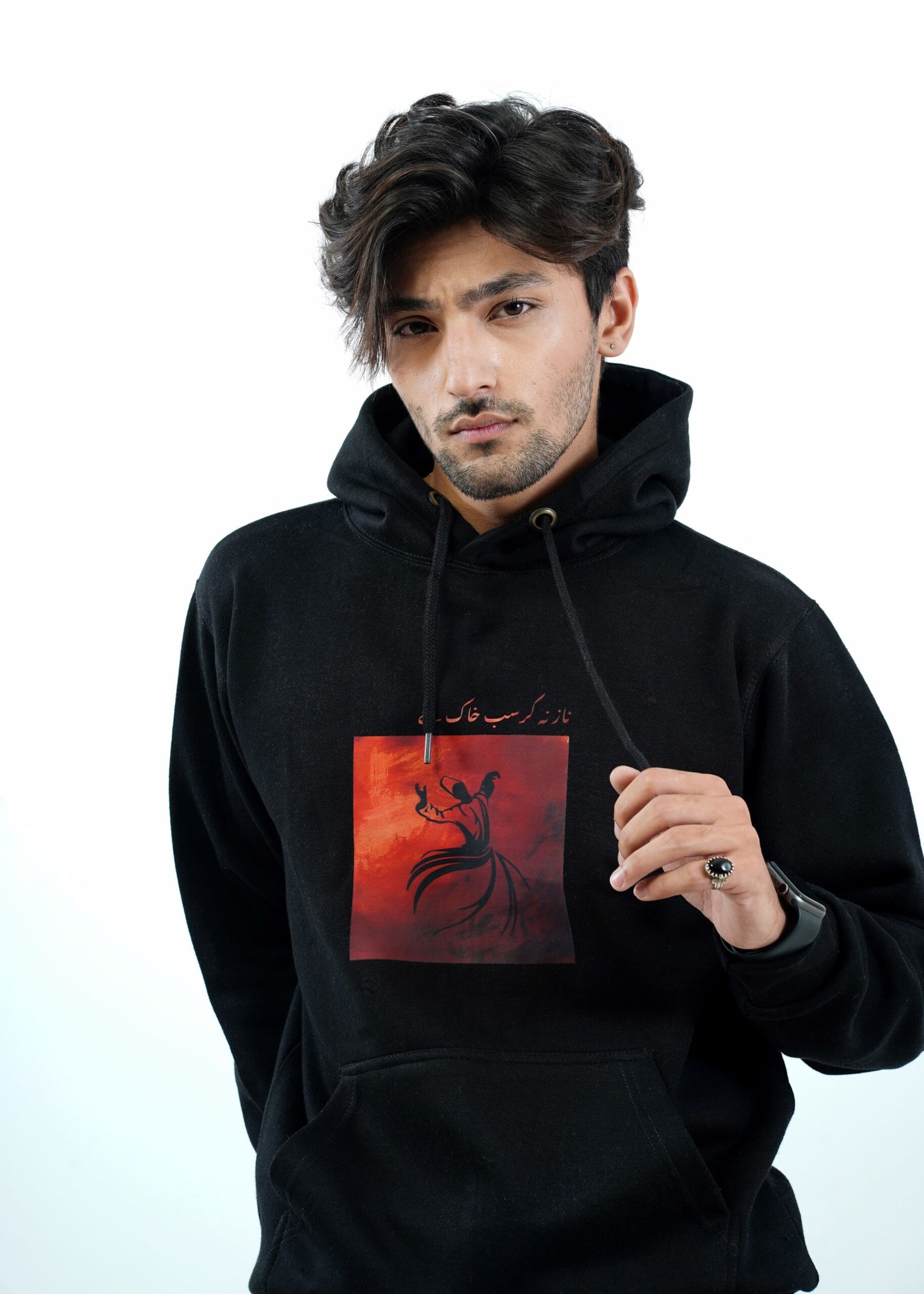 Sufi Black Hoodie