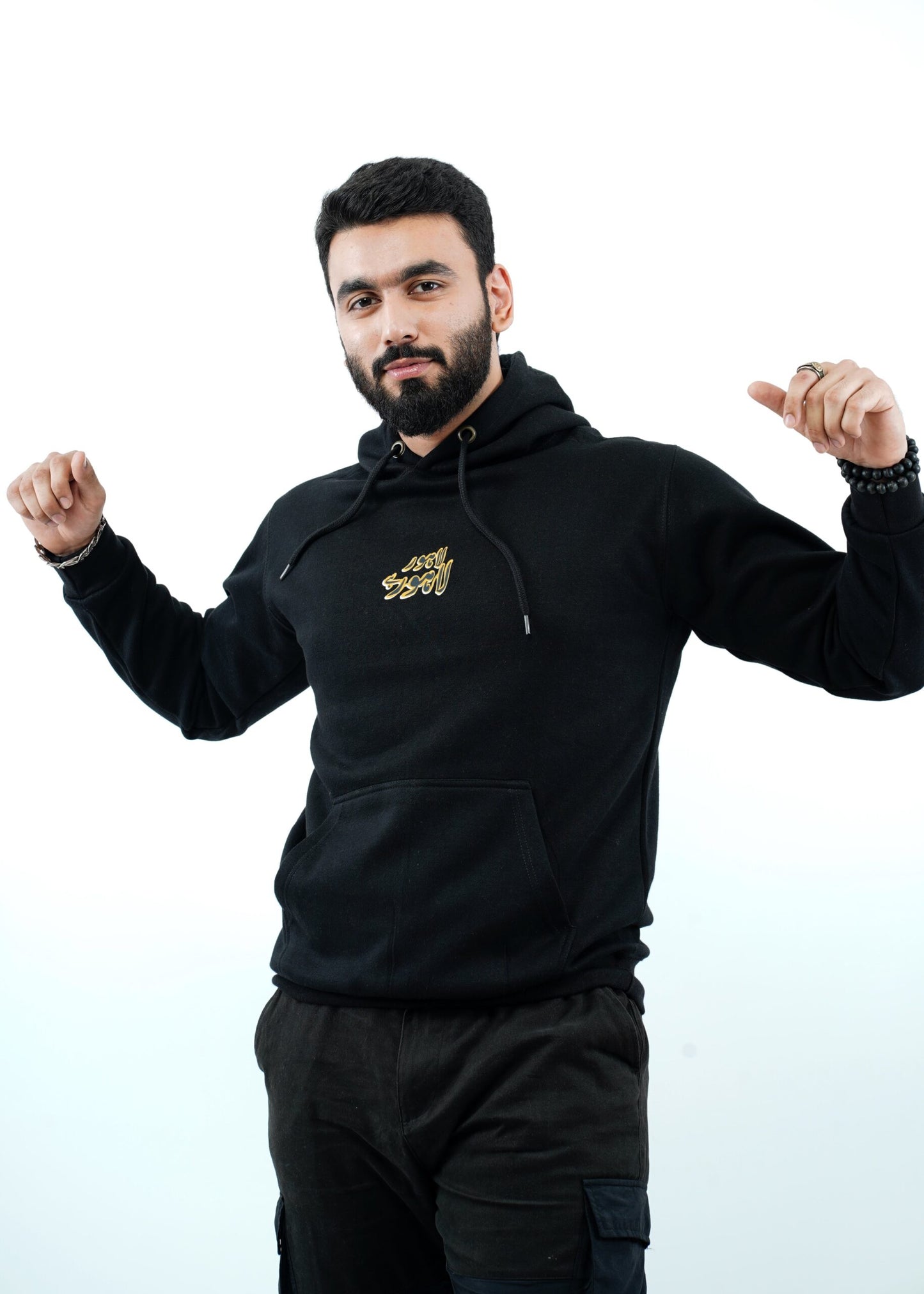 Lahore Vibes Black Hoodie