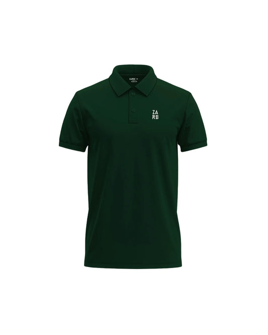 green polo shirt