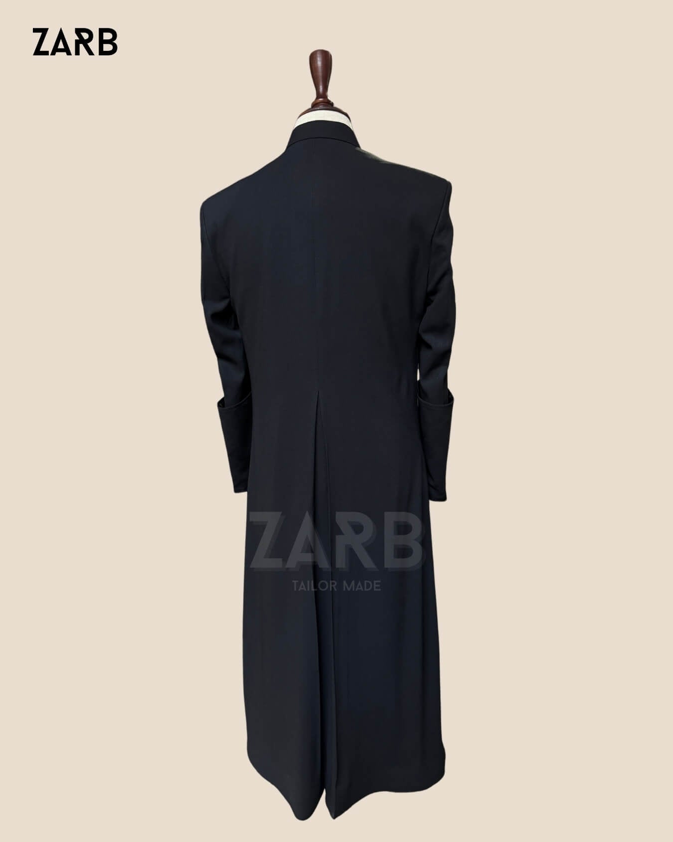Black Roman Cassock – Custom Tailored Wool Blend Clergy Robe | Catholic & Anglican Vestment | Bespoke Tailored ZARB Officials