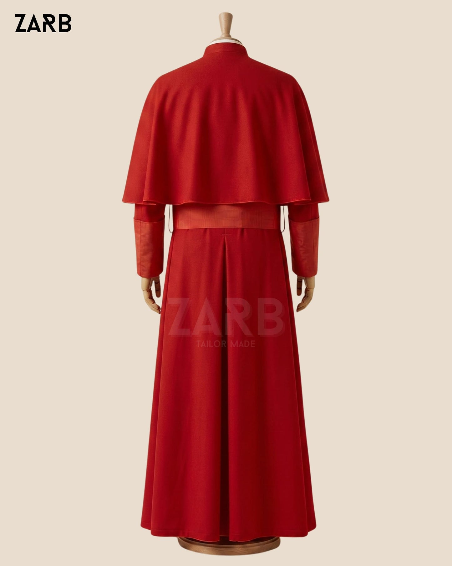 Cardinal Red Cassock | Roman Clergy Robe | Custom Tailored | Bespoke Tailored ZARB Officials