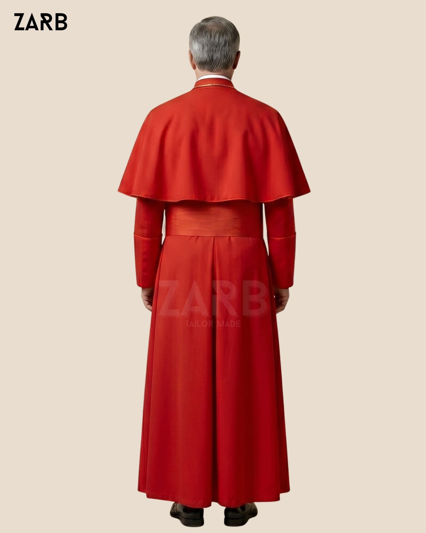 Cardinal Red Cassock with Pellegrina & Fascia | Custom Tailored | Bespoke Tailored ZARB Officials