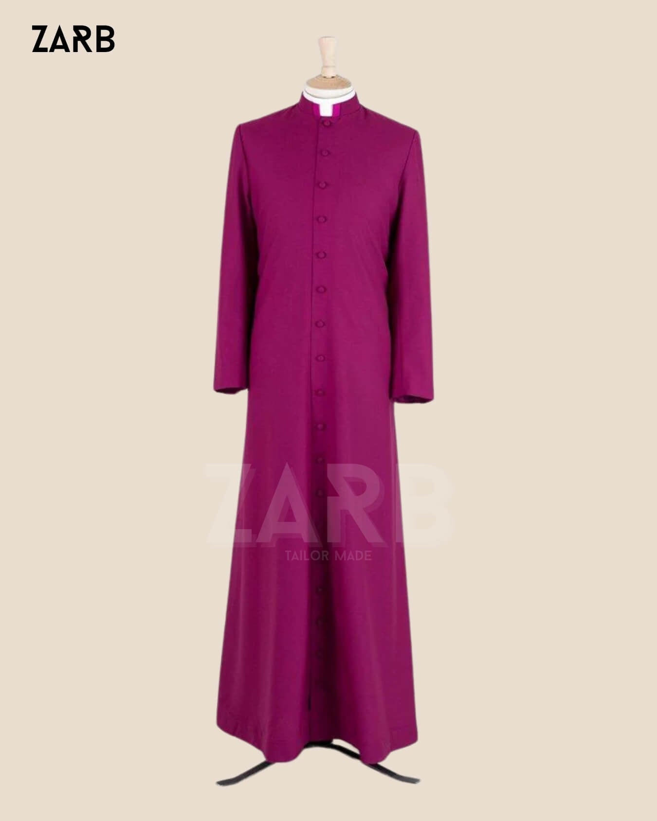 Magenta Bishop Cassock | Bespoke Tailored ZARB Officials